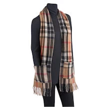 Scottish Tartan Plaid Wool Pocket Scarf - Black Watch (Green) 7 Scottish Tartan Plaid Wool Pocket Scarf - Black Watch (Green) - Image 7