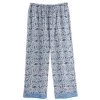 Soft Cotton Lounge Capris - Blue