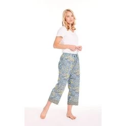 Soft Cotton Lounge Capris -Fashion Paradise HZ9337 GY 0011