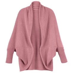 Mezzo Sweater Shrug -Fashion Paradise KA9012 SALMON