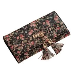 Bountiful Bouquet Wallet - Black