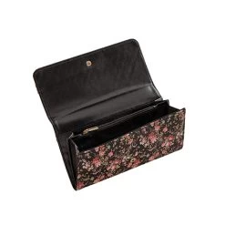 Bountiful Bouquet Wallet - Black -Fashion Paradise P33365 C
