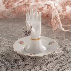 A Helping Hand Porcelain Ring Holder -Fashion Paradise P33740 B