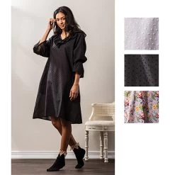 Poetry & Prose Nightgown -Fashion Paradise P34591 BlackDressMainFeature