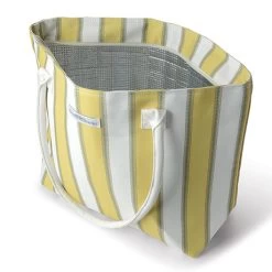 Willow Stripe Insulated Shopper 7 Willow Stripe Insulated Shopper -Fashion Paradise P34765 B