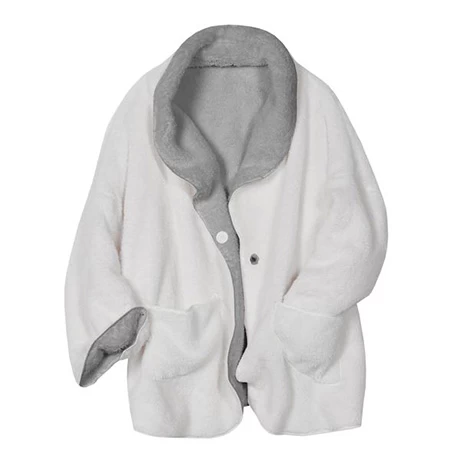 Women's Bed Jacket With Pockets 13 Women's Bed Jacket With Pockets - Image 13