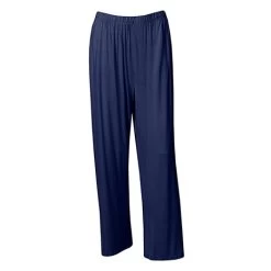 Women's Long Sleeve Pajamas -Fashion Paradise TA9376 NAVY ON FORM B BOTTOM