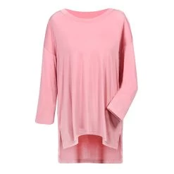 Women's Long Sleeve Pajamas -Fashion Paradise TA9376 PINK ON FORM A TOP