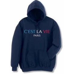 C'est La Vie Paris T-Shirt Or Sweatshirt -Fashion Paradise WF4261 hoodie