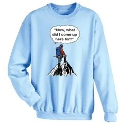 What Did I Come Up Here For T-Shirt Or Sweatshirt -Fashion Paradise WF4281 SWT