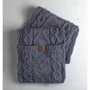 Galway Bay Wool Pocket Scarf - Denim
