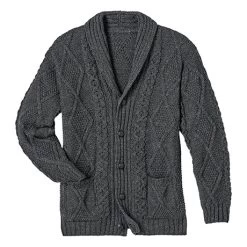 Men's Aran Cardigan -Fashion Paradise XA2436 CHM front