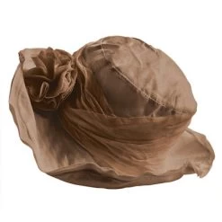 Summer Hat With Wired Brim -Fashion Paradise XB0262 BROWN