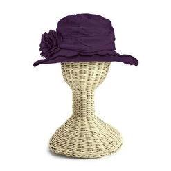 Summer Hat With Wired Brim -Fashion Paradise XB0262 Purple