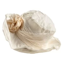 Summer Hat With Wired Brim -Fashion Paradise XB0262 WHITE