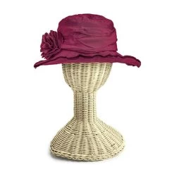 Summer Hat With Wired Brim -Fashion Paradise XB0262 Wine