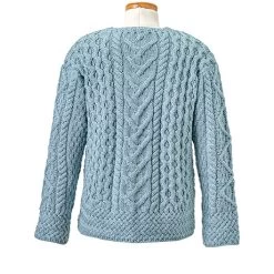 Women's Aileen Irish Aran Cardigan 11 Women's Aileen Irish Aran Cardigan -Fashion Paradise XB3906 MIM back
