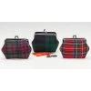 Plaid Kiss Lock Coin Purse