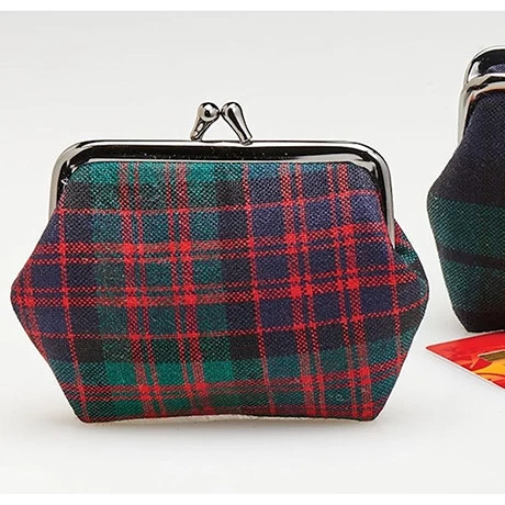 Plaid Kiss Lock Coin Purse 3 Plaid Kiss Lock Coin Purse - Image 3