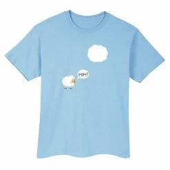 Sheep And Cloud T-Shirt Or Sweatshirt 5 Sheep And Cloud T-Shirt Or Sweatshirt -Fashion Paradise XE0891T