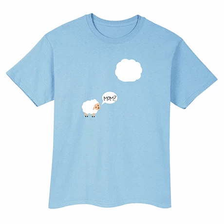 Sheep And Cloud T-Shirt Or Sweatshirt 3 Sheep And Cloud T-Shirt Or Sweatshirt - Image 3