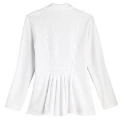 Cotton Jersey Jayne Jacket 9 Cotton Jersey Jayne Jacket -Fashion Paradise XE9052 White back