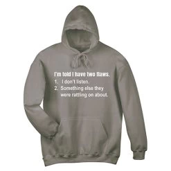 Two Flaws T-Shirt Or Sweatshirt -Fashion Paradise XG1341 HOODIE REV