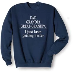 Dad, Grandpa, Great-Grandpa T-Shirt Or Sweatshirt -Fashion Paradise XG3321 SWT